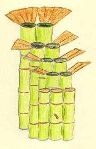 Bamboo cistern