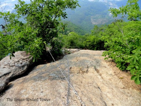 The first time David went down this slope was in the dark. On Halloween.