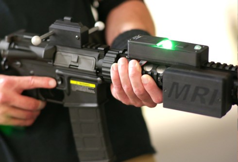 This is not a reality gun but it came up when I did a Google Image search. It is apparently the scariest MRI in the world.