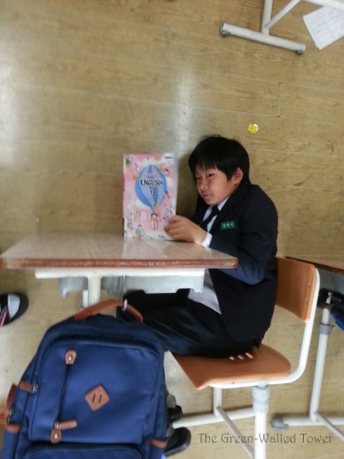 "Lying on the floor? It's all an illusion! I'm just studying here."