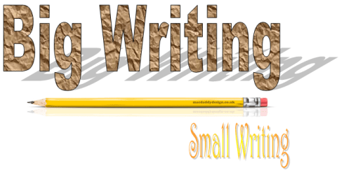Big writing small writing