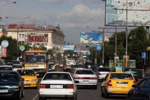 Ulaanbaatar traffic